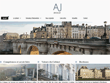 Tablet Screenshot of aj-avocat.com
